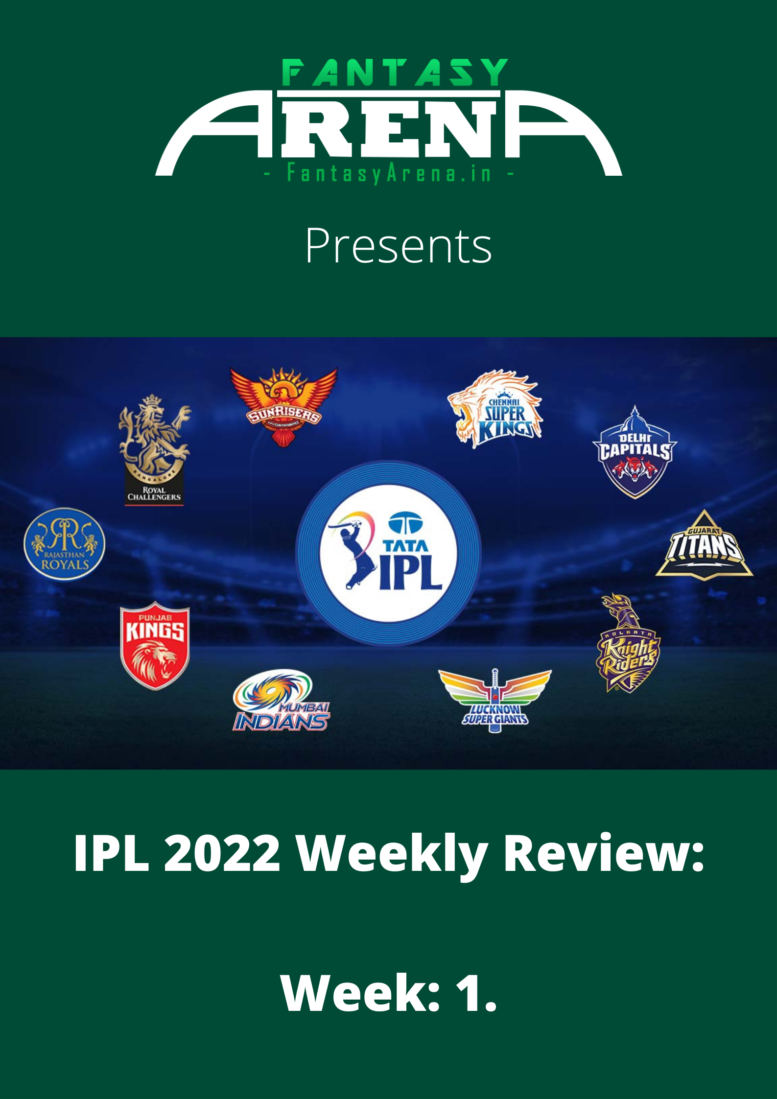 IPL 2022: Weekly Review. Week:1.