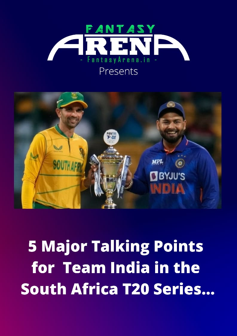 5 Major Talking Points for Team India from the T20 Series against South Africa.