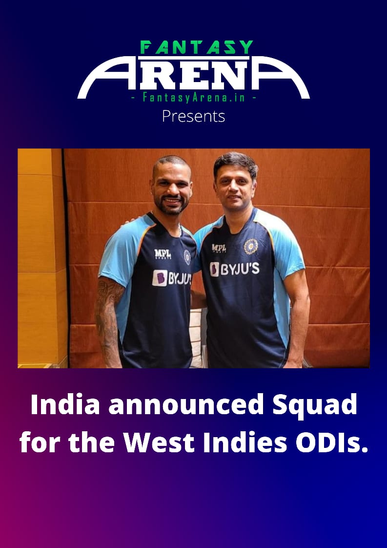 India's Squad for the West Indies ODI Series Announced: Star ALL-Rounder Returns.
